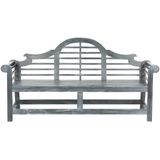 Safavieh Furniture | Tuinbank Savannah lengte 188 cm x breedte 58 cm x hoogte 103.89 cm as grijs tuinbanken acaciahout tuinmeubelen | NADUVI outlet