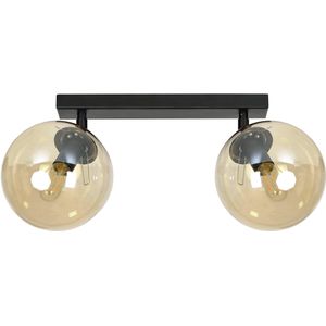 Plafondlamp opbouwspots Tofi glas 2-lichts | NADUVI Collection