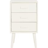 Safavieh Furniture | Nachtkastje Norah lengte 29 cm x breedte 40 cm x hoogte 68.07 cm wit nachtkastjes hout kasten meubels | NADUVI outlet