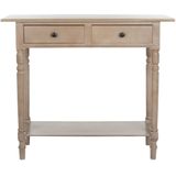 Safavieh Furniture | Sidetable Eden lengte 31 cm x breedte 96 cm x hoogte 81.03 cm vintage grijs sidetables grenenhout tafels | NADUVI outlet