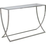 Light & Living | Bijzettafel Molina lengte 120 cm x breedte 40 cm x hoogte 80 cm transparant bijzettafels glas tafels meubels | NADUVI outlet