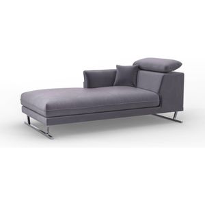 Chaise longue Gigi links velvet | Cozyhouse