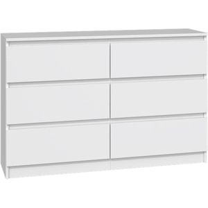 NADUVI - Minthe - Ladekast - Wit - MDF - Zes Lades