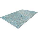 Forte Collection | Vloerkleed Finish leder blauw 120.00x170.00x0.50 cm rechthoekige vloerkleden | NADUVI