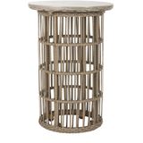 Safavieh Furniture | Bijzettafel Alexis lengte 58 cm x breedte 40 cm x hoogte 43.94 cm donker grijs bijzettafels poedersteen, | NADUVI outlet
