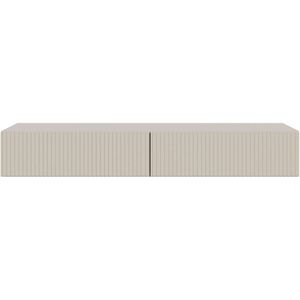 NADUVI - Vesper - Kaptafel - Greige - Hout - Breedte 110 cm - Diepte 40 cm - Hoogte 16 cm