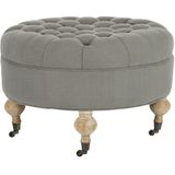 Safavieh Furniture | Poef Kim lengte 72 cm x breedte 69 cm x hoogte 46.48 cm graniet poefs textiel poefs & krukken meubels | NADUVI outlet