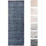 Laagpolig Vloerkleed Blauw 80 X 200 cm, Tapijt Voor Woonkamer, Superzacht Modern Laagpolig Tapijt