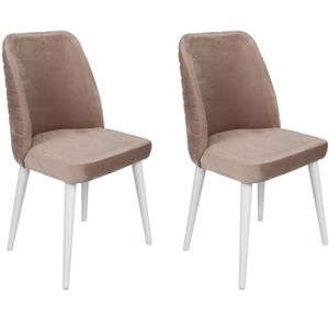 Set van 2 eetkamerstoelen Tulin velvet | Atelier Del Sofa