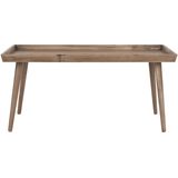 Safavieh Furniture | Salontafel Tray lengte 115 cm x breedte 106 cm x hoogte 48,26 cm bruin salontafels hout meubels tafels | NADUVI outlet
