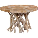 Bijzettafel Radix teakhout