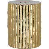 Safavieh Furniture | Kruk Ramona Indoor/Outdoor lengte 54 cm x breedte 33 cm x hoogte 43,18 cm metallic goudkleurig krukken | NADUVI outlet