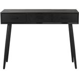 Safavieh Furniture | Sidetable Dory lengte 36 cm x breedte 106 cm x hoogte 81.28 cm zwart sidetables hout tafels meubels | NADUVI outlet