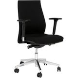 Deskterior | Bureaustoel Lander zwart bureaustoelen stof, kunststof stoelen & fauteuils meubels | NADUVI outlet