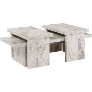 Arabic House - Sanctuary - Salontafel - Wit - Marmerlook - Melamine