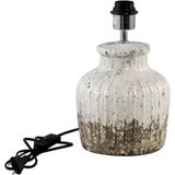 PTMD Collection | Lampenvoet Alane lengte 20 cm x breedte 20 cm x hoogte 22 cm wit lampvoeten keramiek verlichting lampenaccessoires | NADUVI outlet