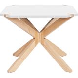 LEITMOTIV | Salontafel Mister X breedte 60 cm x diepte 60 cm x hoogte 40 cm wit salontafels medium-density fibreboard, hout | NADUVI outlet