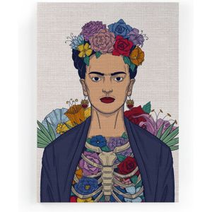 Wanddecoratie Frida Kahlo Flowers | Really Nice Things