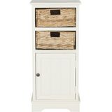 Safavieh Furniture | Kastje Zélie lengte 39 cm x breedte 40 cm x hoogte 88.90 cm wit ladekasten hout kasten meubels | NADUVI outlet