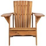 Safavieh Furniture | Tuinstoel Pilar lengte 89 cm x breedte 85 cm x hoogte 83.06 cm teak bruin tuinstoelen acaciahout tuinmeubelen | NADUVI outlet