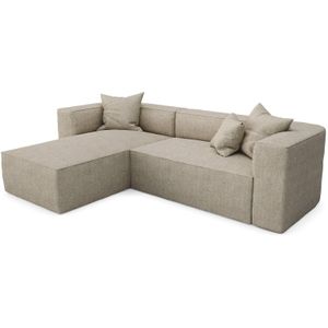 Hoekbank Alma links bouclé | SIA Home