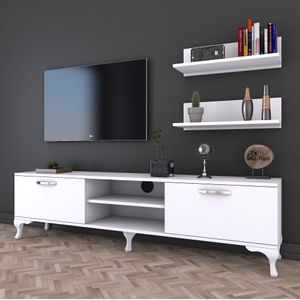 TV-meubel met wandplanken Eefke | Kalune Design