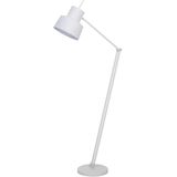 | Vloerlamp Wesley lengte 30cm x breedte 30cm x hoogte188cm wit metaal vloerlampen | NADUVI outlet