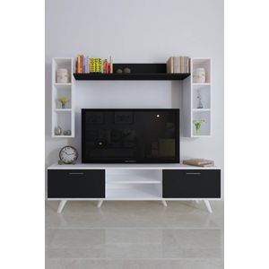 TV-meubel Istanbul met wandplanken | My Interior