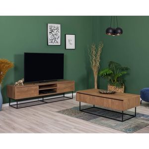 Set van TV-meubel en salontafel Laxus | Kalune Design