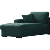 Guy Laroche Home | Chaise longue Home Passion armleuning lengte 145 cm x diepte 98 cm x hoogte 85 cm zitbreedte groen chaise | NADUVI outlet
