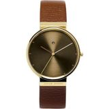 Jacob Jensen | Horloge 844 RVS Dimension breedte 3.8 cm bruin, zwart horloges horlogekast: roestvrij staal, accessoires | NADUVI outlet