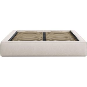 Bedframe met opbergvak Simon 200x200 bouclé | Micadoni