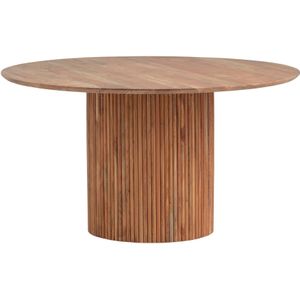 Eettafel Loft acaciahout rond | NADUVI Collection