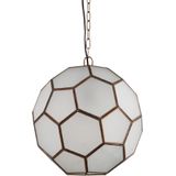 PTMD Collection | Hanglamp Florida textiel blauw 42x90x0.25 cm hanglampen | NADUVI