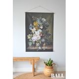Bali Lifestyle | Wandkleed Campuran Bunga katoen multicolour 219.00x150.00 cm wandkleden | NADUVI