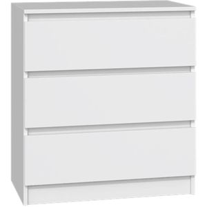 NADUVI - Minthe - Ladekast - Wit - MDF - Drie Lades