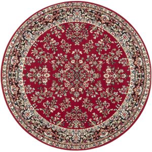 Rond oosters vloerkleed Orientis - rood 140 cm rond