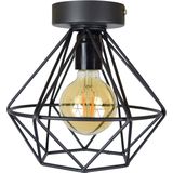 Jax Design | Plafondlamp Wire lengte 22cm x breedte 22cm x hoogte19cm zwart Metaal plafondlampen | NADUVI outlet