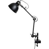 Interwonen | Bureaulamp Han metaal zwart 16.00x16.00x17.00 cm bureaulampen | NADUVI