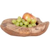 House Nordic schaal teakhout - fruitschaal - 20x8cm