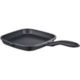 MasterChef | Grillpan Aluminium lengte 24 cm x breedte 24 cm zwart potten & pannen aluminium kookgerei koken & tafelen | NADUVI outlet