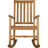 Safavieh Furniture | Schommelstoel Leya lengte 107 cm x breedte 62 cm x hoogte 101.09 cm teak overige stoelen hout stoelen | NADUVI outlet