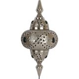 Collectione | Wandlamp Marrakech diameter 35 x 73 cm zilverkleurig hanglampen ijzer hanglampen verlichting | NADUVI outlet