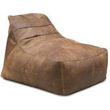 Cozyhouse | Loungepoef Lazy Jack breedte 80 cm x hoogte 70 cm cognackleur poefs leder poefs & krukken meubels | NADUVI outlet