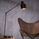 Dimehouse | Vloerlamp Mary lengte 25 cm x breedte 25 cm grijs vloerlampen metaal verlichting vloerlampen | NADUVI outlet