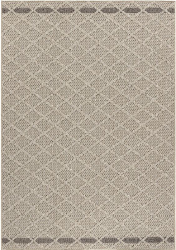 Buitenkleed - Beige - Patara Diamonds - Tuinaccessoire - 200 cm x 140 cm