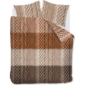 Ariadne at Home Snug dekbedovertrek - Lits-Jumeaux - 240x200/220 - Bruin