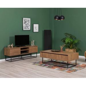 Set van TV-meubel en salontafel Laxus | Kalune Design