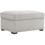Jalouse Maison | Poef Serena - totaal: lengte 94 cm x diepte 65 cm x hoogte crèmekleurig poefs - frame: versterkt en thermoverwarmd | NADUVI outlet