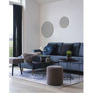 House Nordic Spiegel Jersey Rond Messing